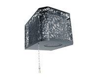 Обливное устройство ИзиСтим Каскад Хохлома 60 л Черный 430 сталь