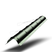 Планка конька круглого R110х2000 (PURMAN-20-Tourmalin-0.5)