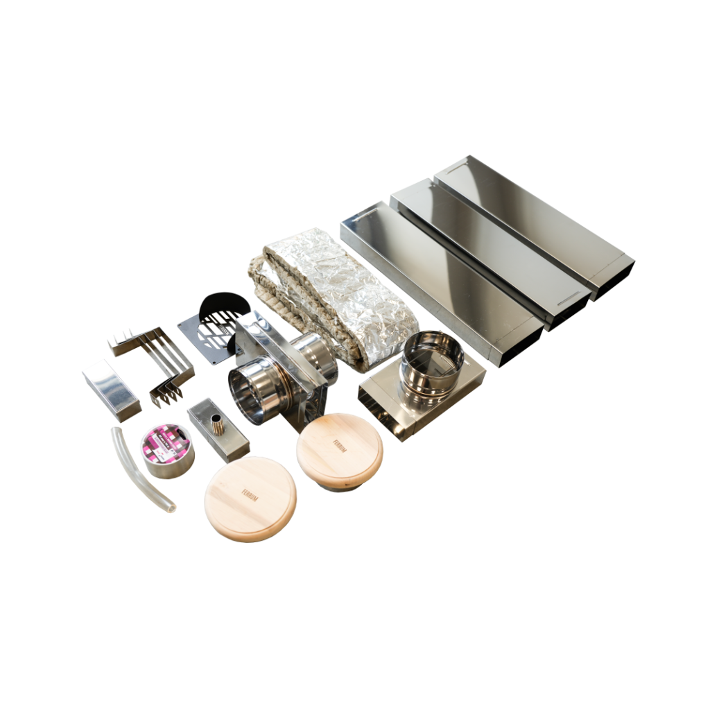 Вентиляция для бани Феррум Aero горизонтальная, нерж.(AISI 430/0,5мм)