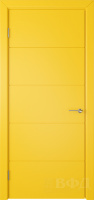 Дверь Тривиа Stockholm эмаль желтая глухая ВФД