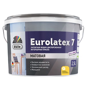 Dufa ВД краска EUROLATEX 7  2,5л