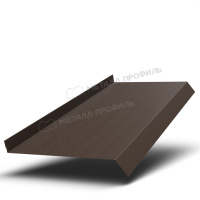 Планка отлива 240х30х2000 (VALORI-20-DarkBrown-0.5)