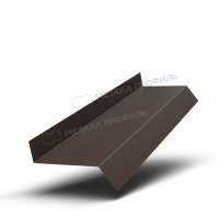 Планка отлива цоколя 50х20х2000 (VALORI-20-DarkBrown-0.5)