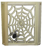 Абажур угловой "Паутина с пауком",  Банный Эксперт