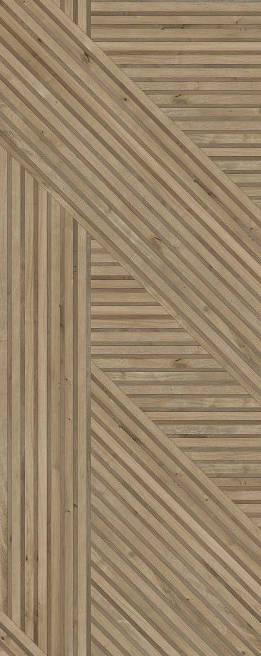Интерьерная панель 1200x2000 Wood Rail Rhythm Greige глянцевая MG-3.6.2/1200x2000G