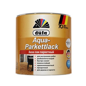 Dufa Лак AQUA-PARKETTLACK шелковисто-матовый  2л