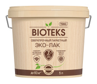 Сверхпрочный Паркетный Эко-Лак BIOTEKS LD п/мат 5л