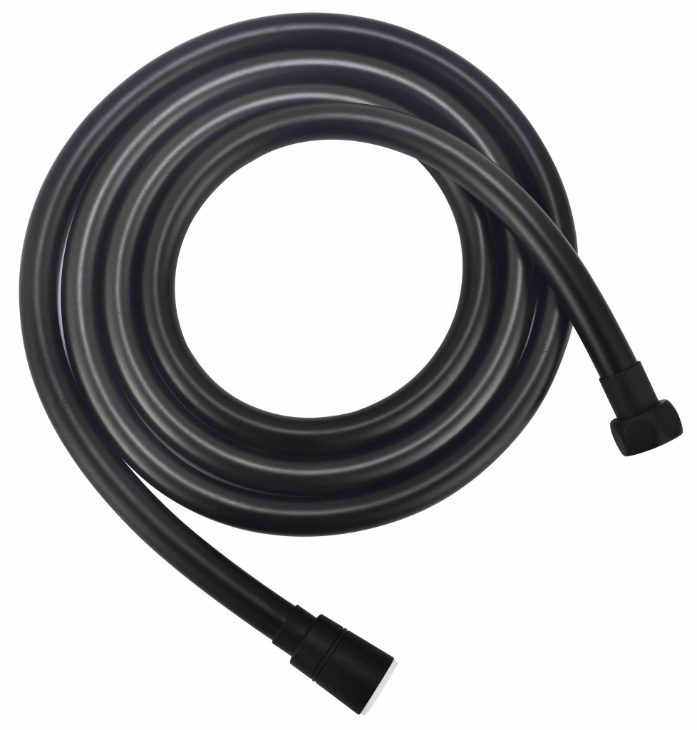 Душевой шланг, армированный черный ASH16Black