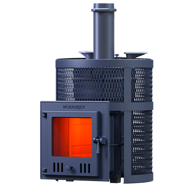 Печь для бани GFS Искандер Ураган 18М ЗК Pro чугунная
