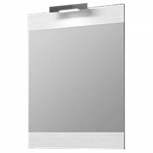 Зеркало Aqwella с 1 светильником дуб седой Бриг 60 Br.02.06/Gray