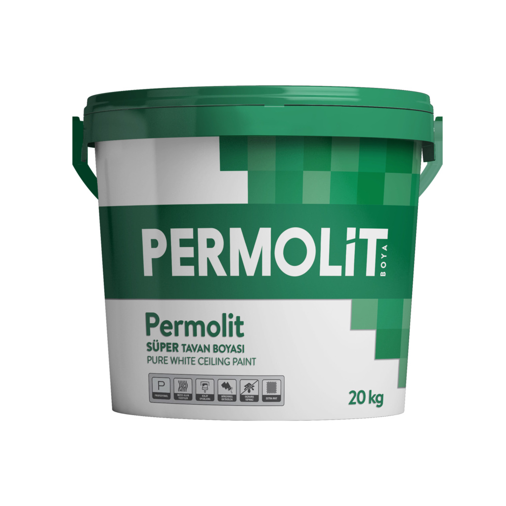 Краска для потолка PERMOLIT (Пермолит) супербелая, матовая