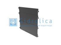 Торцевая заглушка для лотка водоотводного Gidrolica Standart/Standart Plus DN200, пластиковая