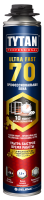 Пена монтажная профессиональная Ultra Fast70 Tytan Professional 870 мл.