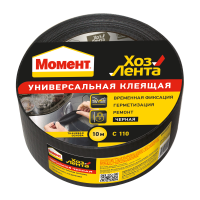 Лента  (ХозЛента Момент ) 10 м. черная