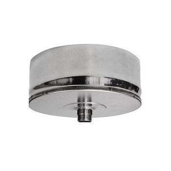 Заглушка d120мм с конденсатоотводом, толщина металла 0.5 мм