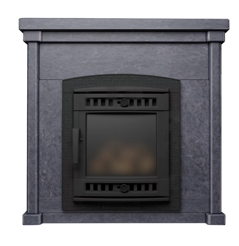 Портал для банной печи ПроМеталл Атмосфера из натурального камня Талькохлорит мини