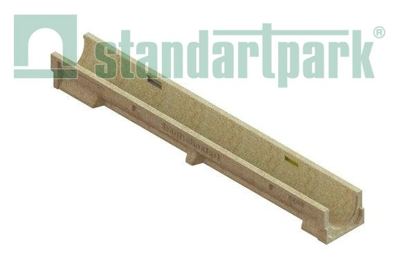 Лоток водоотводный полимербетонный CompoMax Basic DN100 h100