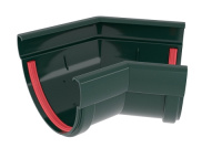 Угол желоба 135 гр. GL Классика 120/90 мм ПВХ (Зеленый)