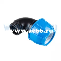 Отвод ПНД 25х3/4" НР Arangul