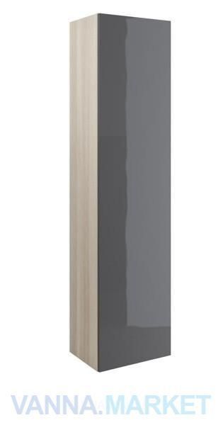 Пенал Cersanit SMART универсальный, серый, пленка
