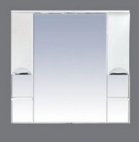Зеркало со шкафом Misty София-120 белая эмаль