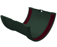 Соединитель желоба GL Классика 120/90 мм ПВХ (Зеленый)