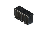 Лоток пластиковый PolyMax Drive DN300 H560 с щелевой чугунной решеткой C250 (к-т)