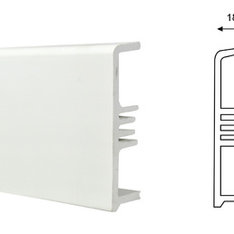 Плинтус ПВХ RICO Durable Smart 80
