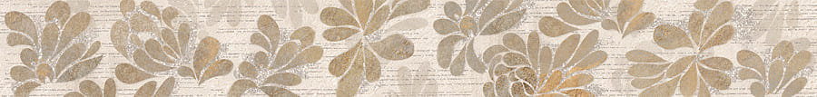 Бордюр настенный Stone Flower 75x630 бежевый Бордюр настенный Stone Flower 75x630 бежевый