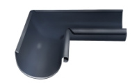 Угол желоба внутренний 90º GL PU 125/90 м металлич (RAL 7024)