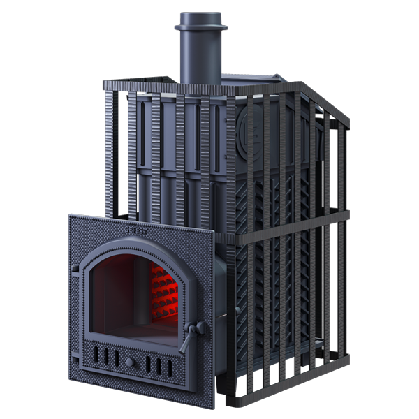 Печь для бани GFS Ураган 45М ЗК чугунная