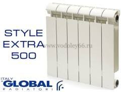 Радиатор GLOBAL STYLE EXTRA 500 8 секций