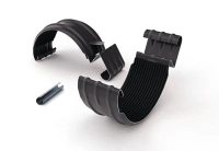 Соединитель желоба (+втулка) 125*90мм OSNO (RAL 8017)