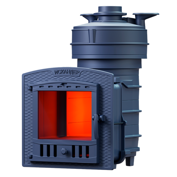 Печь для бани GFS Искандер 18П2 ЗК Pro чугунная