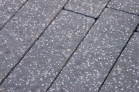 Тротуарная плитка Готика Granite FINERRO, Ильменит, Квадрат, 500х500х120 мм