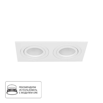 Точечный встраиваемый светильник Arte Lamp TARF A2168PL-2WH
