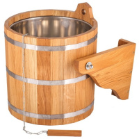 Обливное устройство 20л с нержавеющей вставкой Woodson дуб