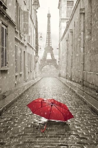 Фотообои "Красный зонтик" Moda Interio