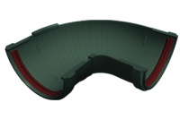 Угол желоба 150 гр.сост GL Классика 120/90 мм ПВХ (Зеленый)