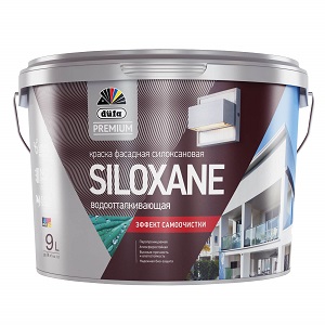 DufaPremium ВД краска SILOXANE фасадная силоксановая база 1  9л