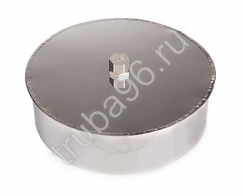 Сэндвич-заглушка с конденсатоотводом, 150/210 Нерж/Оц, толщина металла 0.5мм/0.5мм