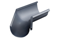 Угол желоба внутренний 135º GL PU 125/90 м металли (RAL 7024)