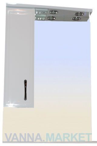 Зеркало-шкаф Стиль Коралл 60 (60x82x16), левое