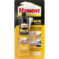 Герметик "Момент" силиконовый Универсальный прозрачный 70 мл.