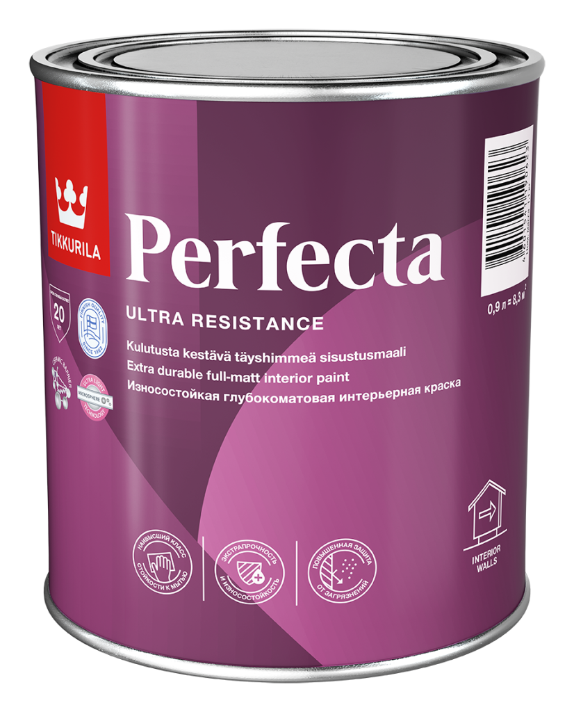 Краска интерьерная HARMONY PERFECTA/PERFECTA С глубокоматовая 0,9 л