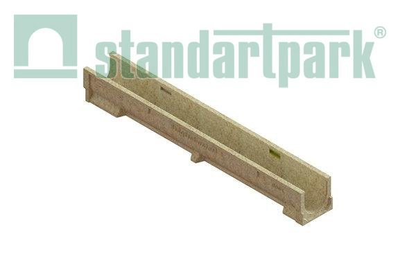 Лоток водоотводный полимербетонный CompoMax Basic DN100 h125