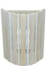 Абажур угловой комбинированный Волна, Банный Эксперт