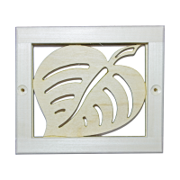 Вентиляционная решетка "Кленовый лист", 145*125мм Банный Эксперт