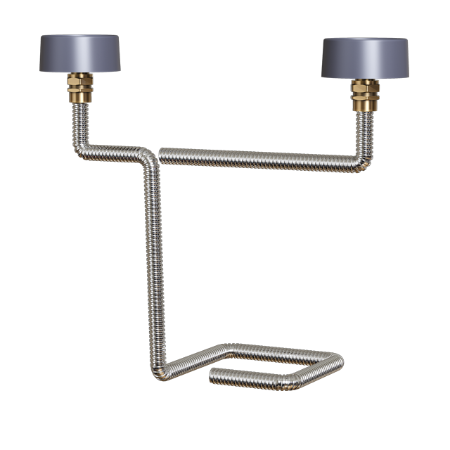 Паровая пушка GFS Гром 30/GFS ЗК 25/30 Avangard 24/30  комплект Президент/Классика (нижний подвод)