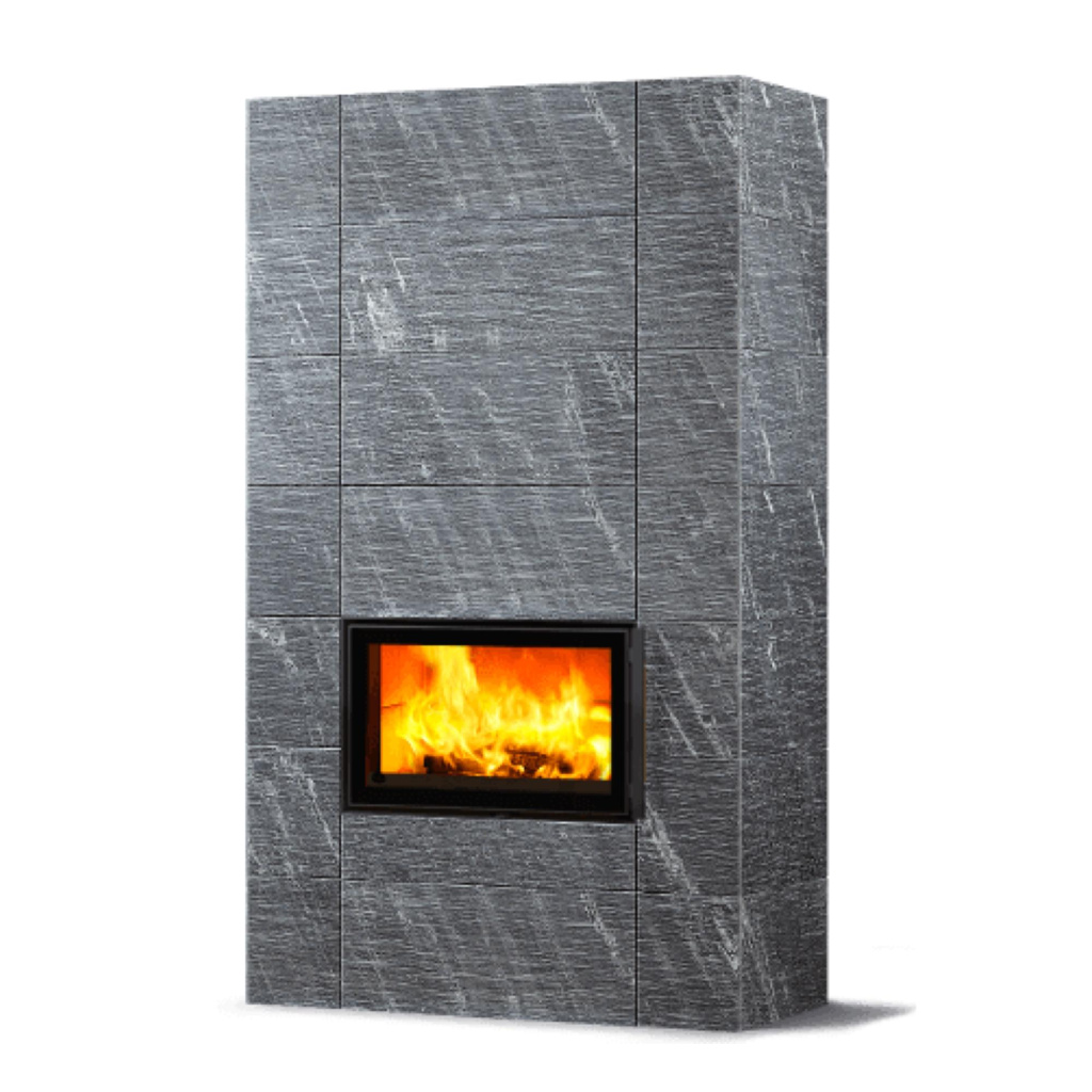 Печь-камин TULIKIVI SARAMO TRIO GRAFIA 2100 мм